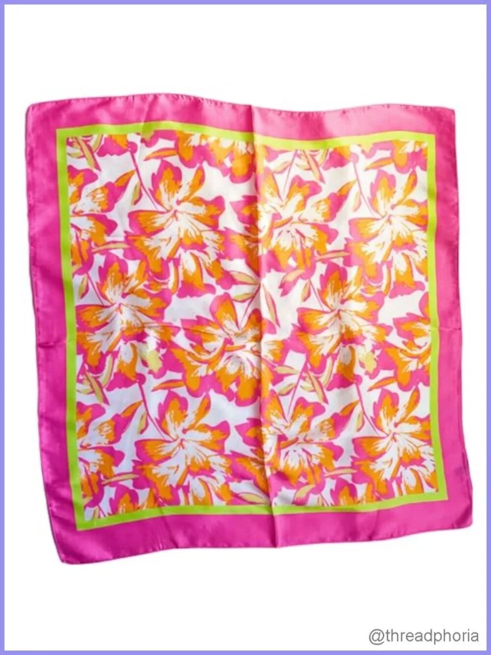 Satin Silk Feel Square Scarf Head Wrap Bandana for Women Hair Accessory